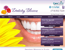 Tablet Screenshot of dentistryblossom.com